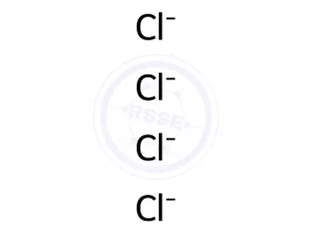 Chemical structure of (benzoyl chloride)pentachloroantimony