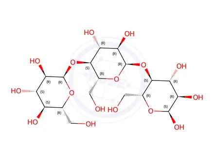 Chemical structure of α-Maltotriose