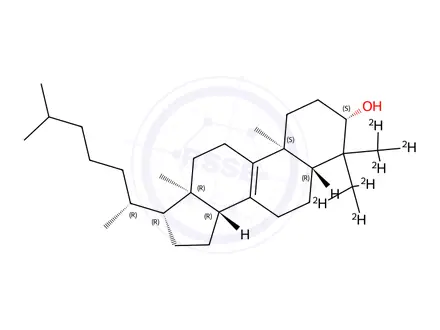 Chemical structure of Dihydro T-MAS-d6