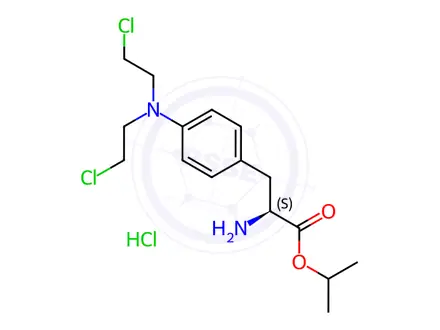 Chemical structure of Melphalan Impurity 35 Hydrochloride