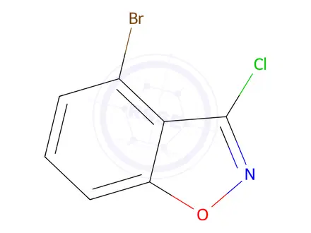 Chemical structure of 4-Bromo-3-chlorobenzo[d]isoxazole