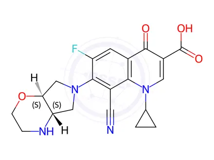 Chemical structure of Finafloxacin
