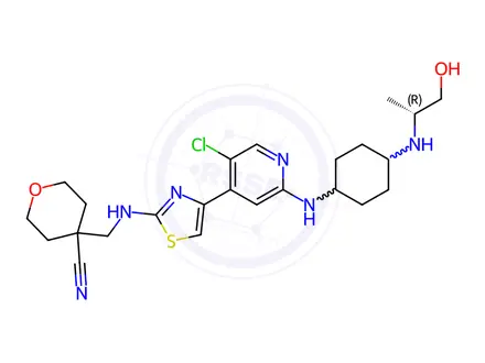 Chemical structure of Tambiciclib Impurity 3