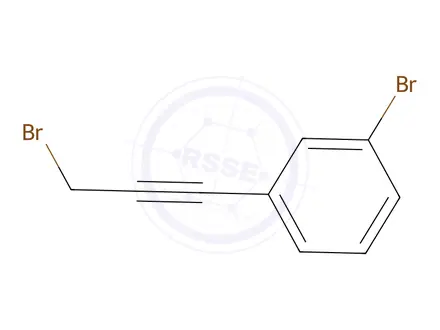 Chemical structure of 1-Bromo-3-(3-bromoprop-1-yn-1-yl)benzene