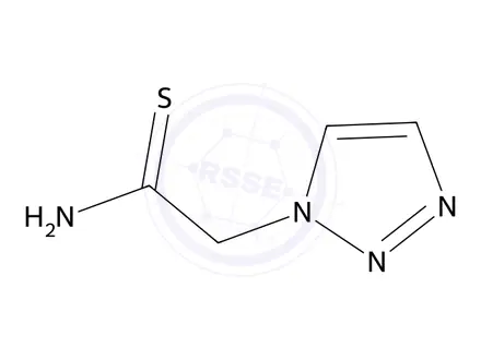Chemical structure of 2-(1H-1,2,3-Triazol-1-yl)ethanethioamide