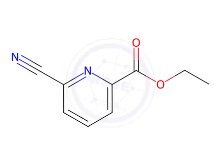 Chemical structure of ethyl 6-cyanopicolinate