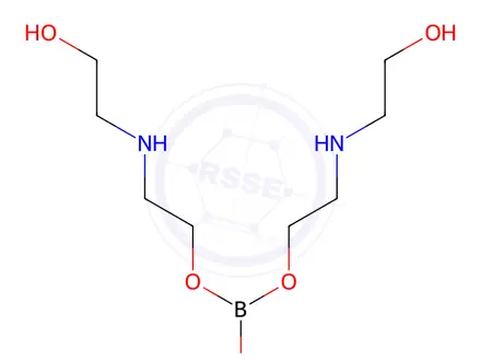 Chemical structure of Bis(2-((2-hydroxyethyl)amino)ethyl) hydrogen borate
