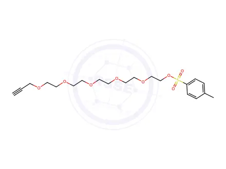 Chemical structure of Propargyl-PEG6-Tos