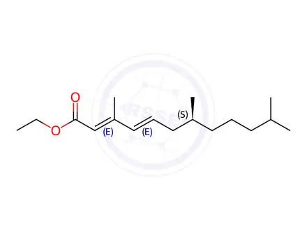 Chemical structure of Methoprene Impurity 14 (S-Hydroprene)