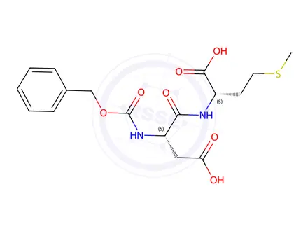 Chemical structure of Z-Asp-Met-OH
