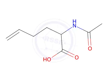 Chemical structure of 2-acetamidohex-5-enoic acid