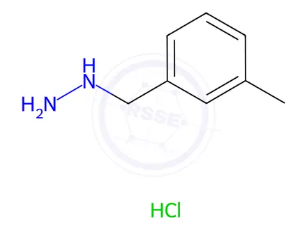 Chemical structure of (3-Methylbenzyl)hydrazine hydrochloride