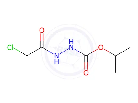 Chemical structure of Isopropyl 2-(2-chloroacetyl)hydrazine-1-carboxylate