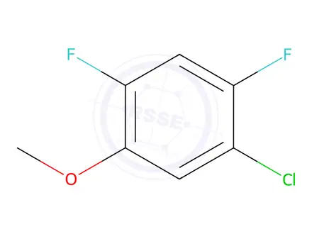 Chemical structure of 1-Chloro-2,4-difluoro-5-methoxybenzene