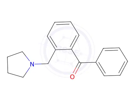 Chemical structure of Phenyl(2-(pyrrolidin-1-ylmethyl)phenyl)methanone