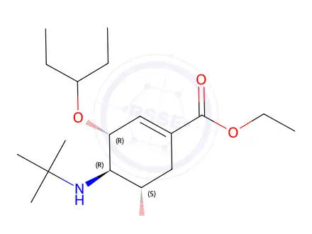Chemical structure of Oseltamivir Impurity 82