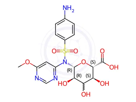 Chemical structure of Sulfamonomethoxine Impurity 1