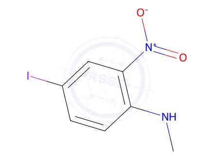 Chemical structure of 4-Iodo-N-methyl-2-nitroaniline