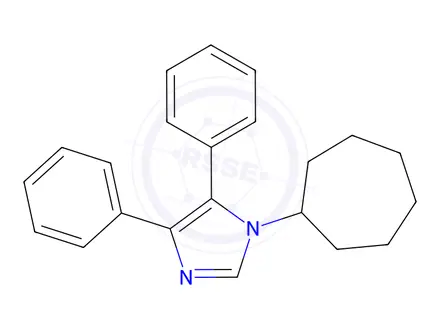 Chemical structure of 1-CYCLOHEPTYL-4,5-DIPHENYLIMIDAZOLE