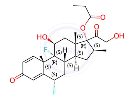 Chemical structure of Diflorasone 17-propionate