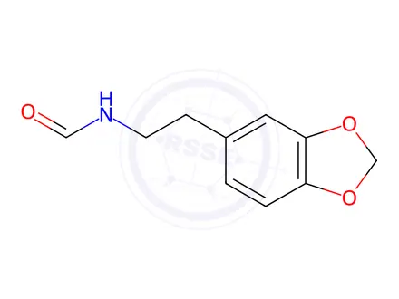 Chemical structure of N-[2-(1,3-Benzodioxol-5-yl)ethyl]formamide