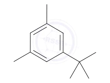 Chemical structure of 5-tert-Butyl-m-xylene