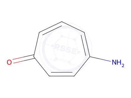 Chemical structure of 4-Aminocyclohepta-2,4,6-trienone