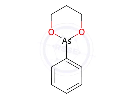 Chemical structure of 2-Phenyl-1,3,2-dioxarsenane