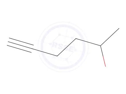 Chemical structure of Hex-5-yn-2-ol
