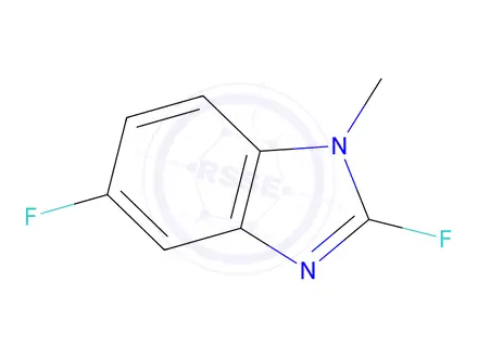 Chemical structure of 2,5-difluoro-1-methyl-1H-1,3-benzodiazole