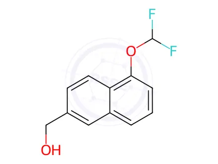 Chemical structure of 1-(Difluoromethoxy)naphthalene-6-methanol