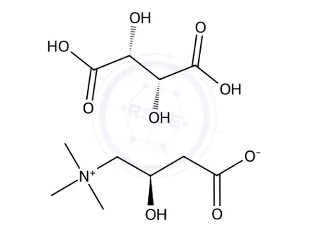 Chemical structure of L-Carnitine-L-tartrate