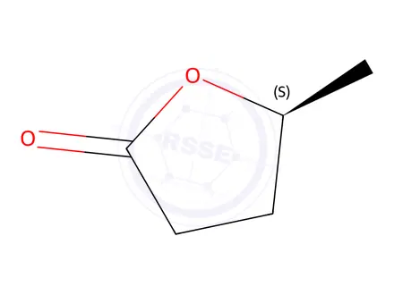 Chemical structure of (5S)-5-methyloxolan-2-one