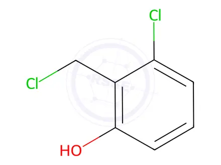Chemical structure of 1261670-82-9 2-Chloro-6-hydroxybenzyl chloride