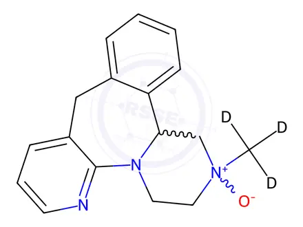 Chemical structure of Mirtazapine-d3 N-Oxide