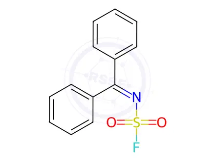 Chemical structure of Sulfamoyl fluoride, N-(diphenylmethylene)-