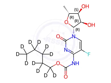 Chemical structure of Capecitabine D11