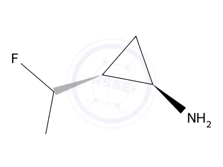 Chemical structure of (1R,2R)-2-(Difluoromethyl)cyclopropan-1-amine
