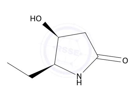 Chemical structure of (4S,5S)-5-Ethyl-4-hydroxypyrrolidin-2-one