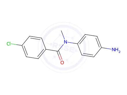 Chemical structure of N-(4-Aminophenyl)-4-chloro-N-methylbenzamide
