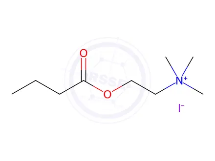 Chemical structure of Butyrylcholine Iodide
