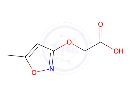 Chemical structure of (5-Methyl-isoxazol-3-yloxy)-acetic acid