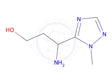 Chemical structure of 3-Amino-3-(1-methyl-1h-1,2,4-triazol-5-yl)propan-1-ol