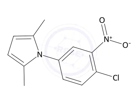 Chemical structure of 1-(4-Chloro-3-nitrophenyl)-2,5-dimethyl-1H-pyrrole