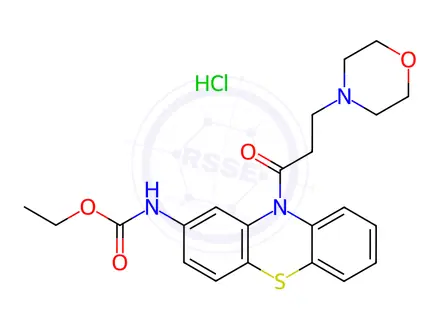 Chemical structure of Moricizine Hydrochloride