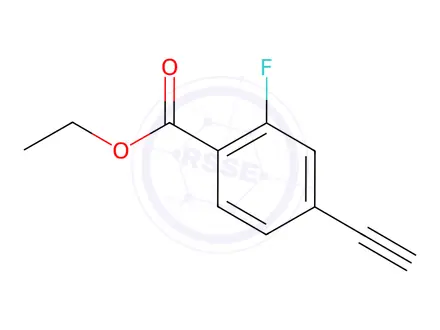 Chemical structure of Ethyl 4-ethynyl-2-fluorobenzoate