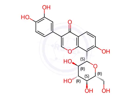 Chemical structure of Puerarin Impurity 2 (3'-Hydroxypuerarin)