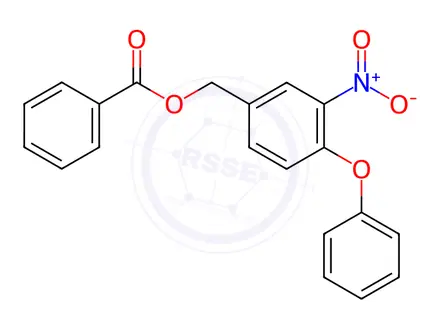 Chemical structure of (3-Nitro-4-phenoxyphenyl)methyl benzoate