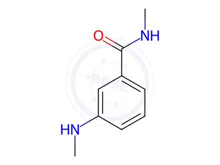 Chemical structure of N-Methyl-3-(methylamino)benzamide