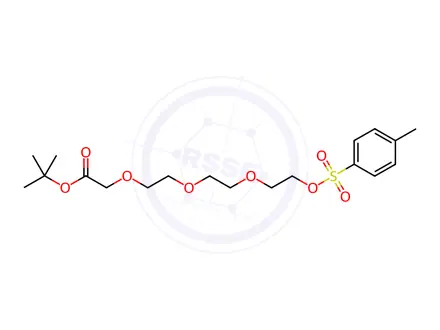 Chemical structure of tert-Butyl 2-(2-(2-(2-(tosyloxy)ethoxy)ethoxy)ethoxy)acetate
